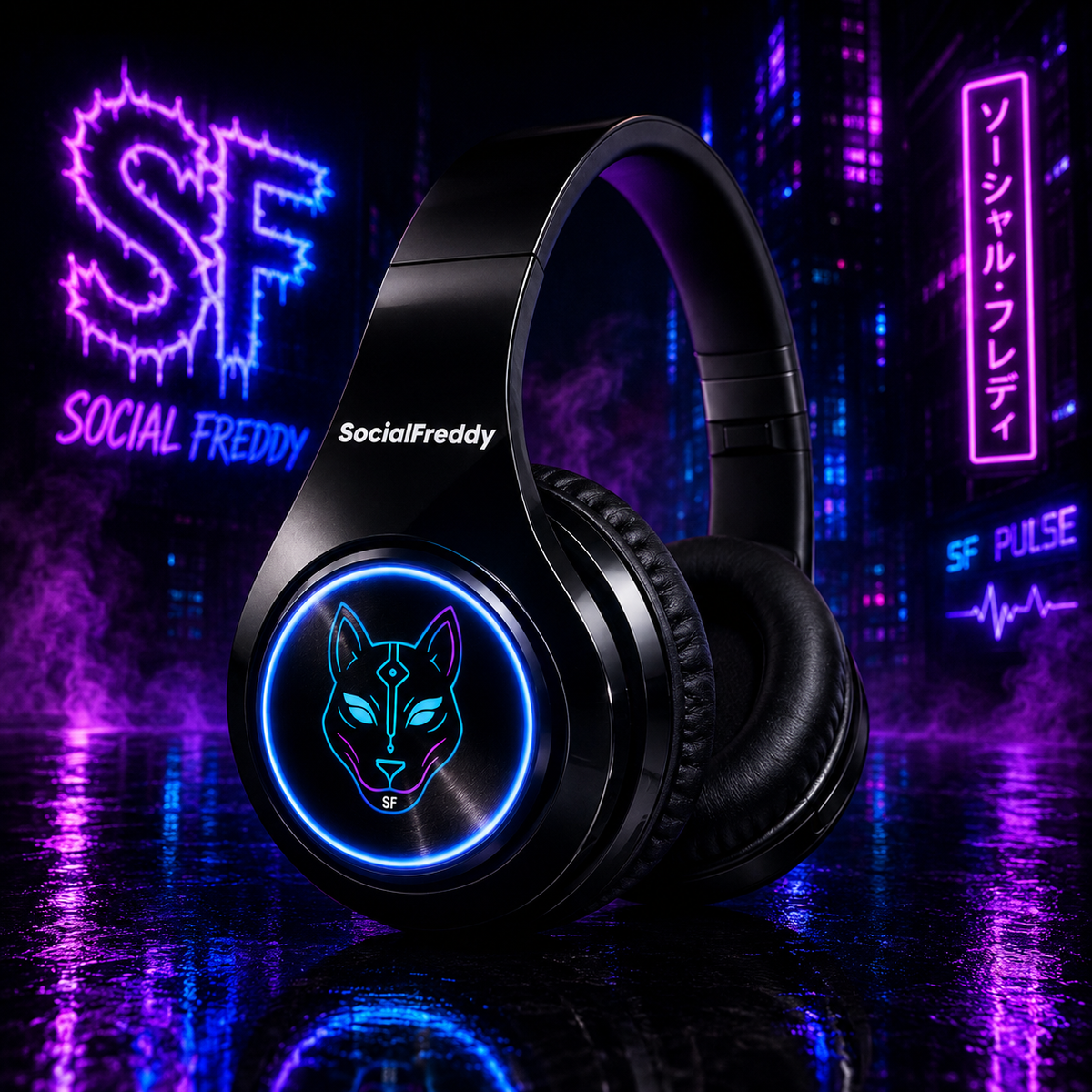 SocialFreddy Pulse Headphones