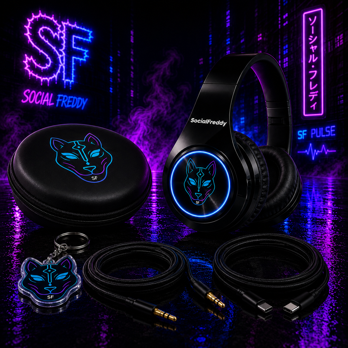 SocialFreddy Pulse Headphones