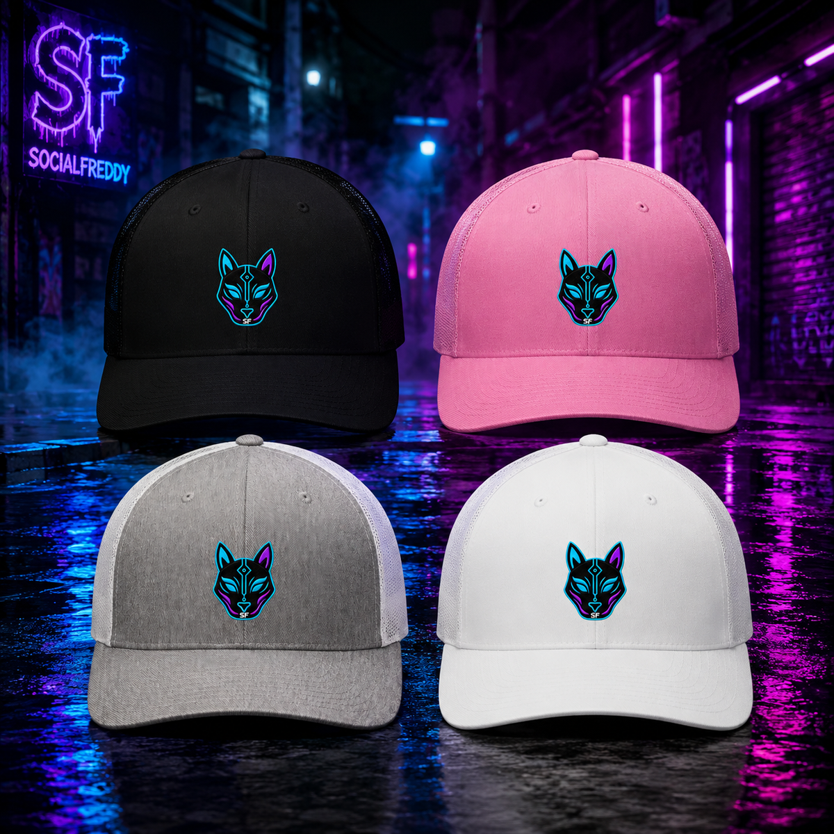SocialFreddy Trucker Cap